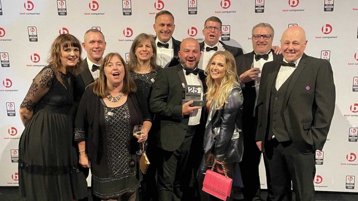 Reward and Benefits - Best Big Companies Howdens support staff at the Best Big Companies awards event.