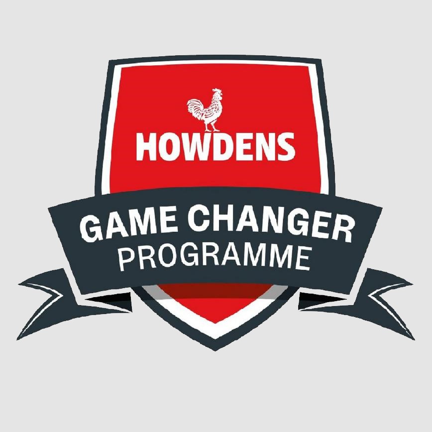 Game Changer logo with a grey background