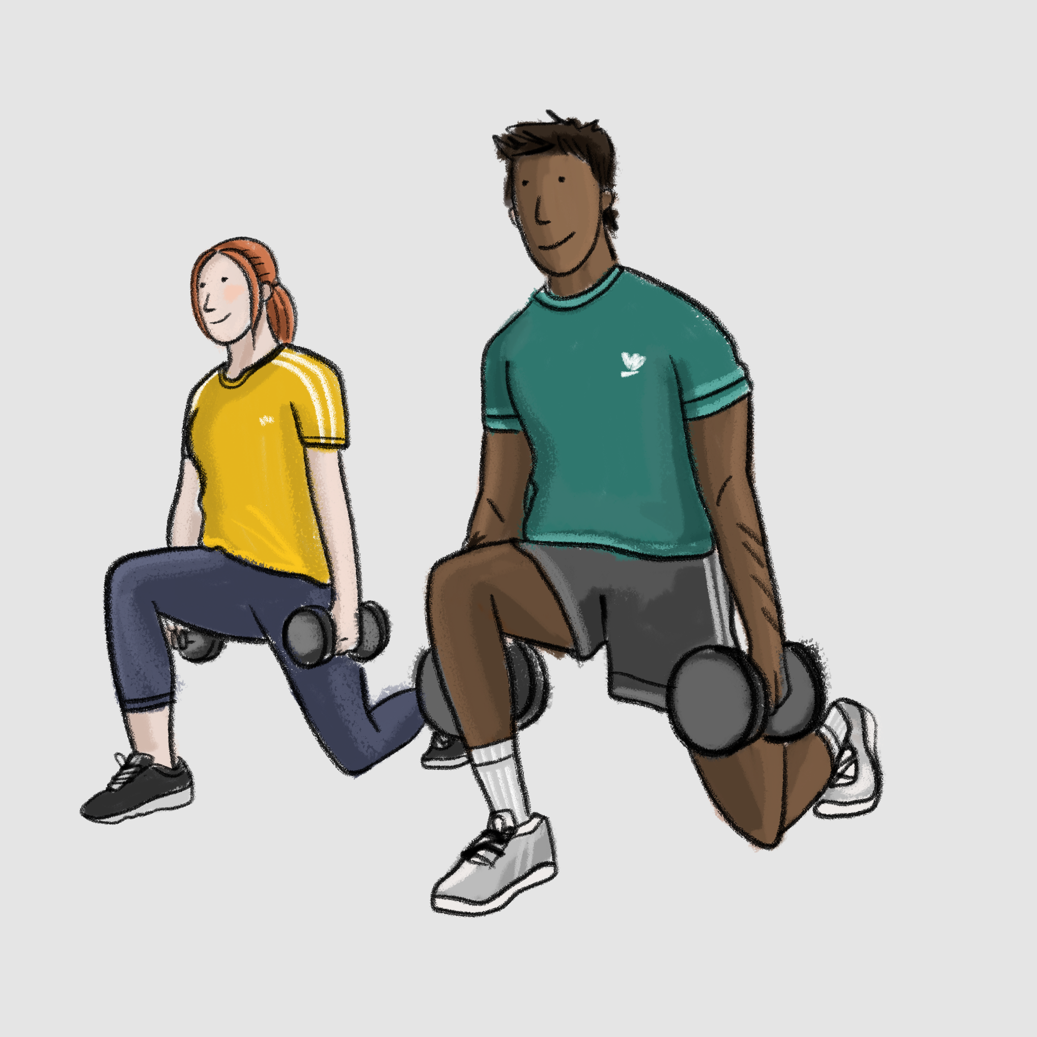 Fitness benefits illustration